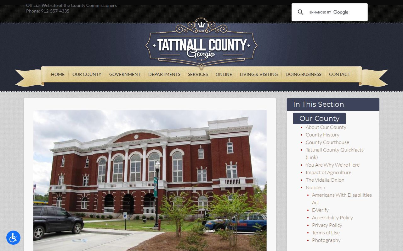 Tattnall County warrant records courthouse